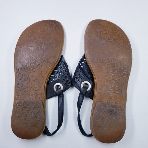 UGG | Leather brown Thong Sandals size 8‎ - Picture 6 of 6